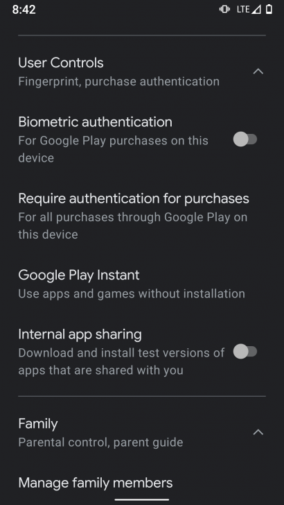 Google Play Store ทดสอบใช้ Settings รูปแบบใหม่ จัดหมวดแบ่งประเภทการตั้งค่า