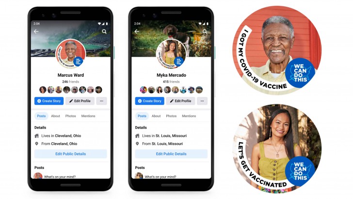 Facebook เพิ่มกรอบโปรไฟล์ใหม่เชิญชวนให้ผูใช้เข้ารับการฉีดวัคซีน COVID-19