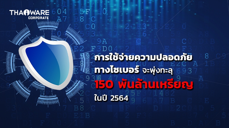 การ์ทเนอร์คาด การใช้จ่ายความปลอดภัยทางไซเบอร์จะพุ่งทะลุ 150 พันล้านเหรียญ ในปี 2564