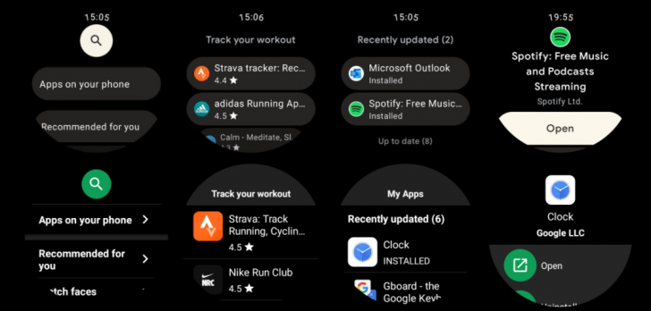 Google เผยภาพอัปเดต Google Play Store (For Wearable) ของระบบ Wear OS 3.0
