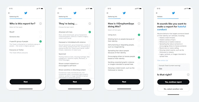 Twitter เตรียมปรับปรุงฟีเจอร์การรายงาน (Report) การใช้งานไม่เหมาะสมใหม่ให้เข้าใจง่ายขึ้น Twitter เตรียมปรับปรุงฟีเจอร์การรายงาน (Report) การใช้งานไม่เหมาะสมใหม่ให้เข้าใจง่ายขึ้น