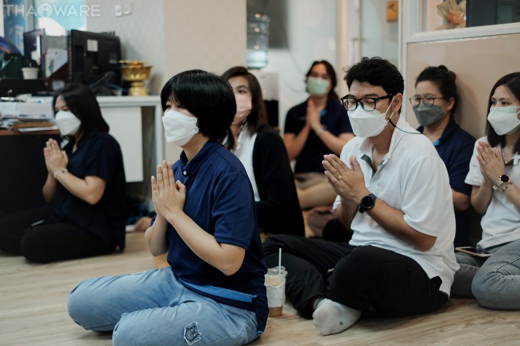บริษัท ไทยแวร์ คอมมิวนิเคชั่น จํากัด จัดงานทำบุญบริษัท ประจำปี 2565 เพื่อความเป็นสิริมงคล
