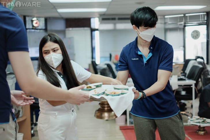 บริษัท ไทยแวร์ คอมมิวนิเคชั่น จํากัด จัดงานทำบุญบริษัท ประจำปี 2565 เพื่อความเป็นสิริมงคล