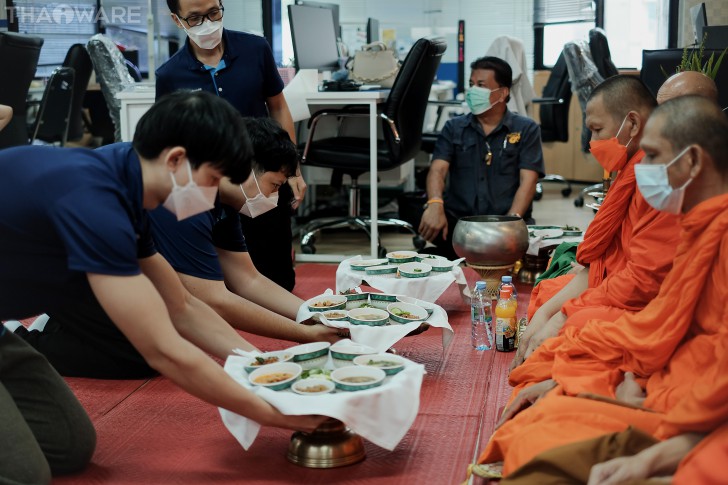 บริษัท ไทยแวร์ คอมมิวนิเคชั่น จํากัด จัดงานทำบุญบริษัท ประจำปี 2565 เพื่อความเป็นสิริมงคล