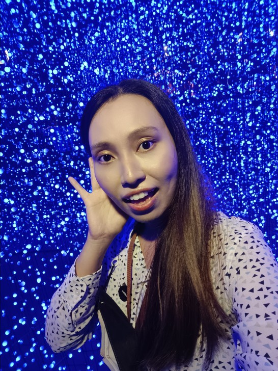 ภาพกล้องหน้าจากมือถือ Vivo V25 series 5G