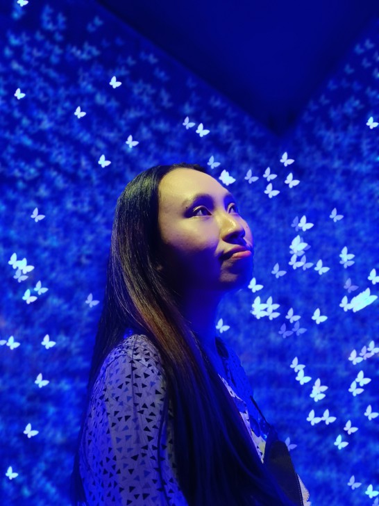 ภาพหน้าชัดหลังเบลอจาก มือถือ Vivo V25 series 5G