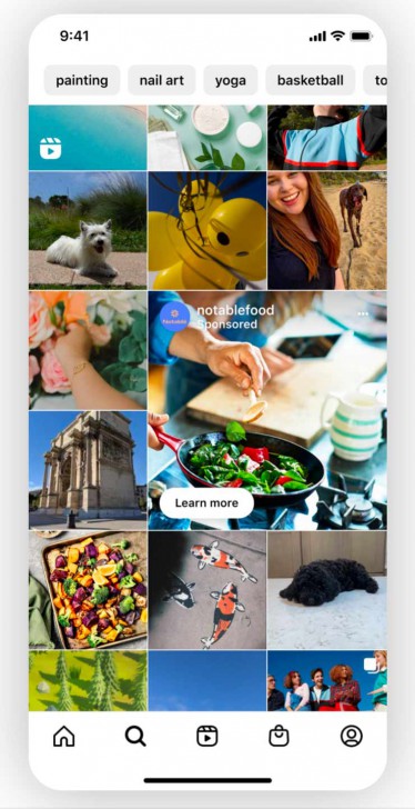 Instagram เล็งเพิ่มเนื้อหาโฆษณาบนหน้า Explore, Profile Feed และโฆษณาแบบ AR