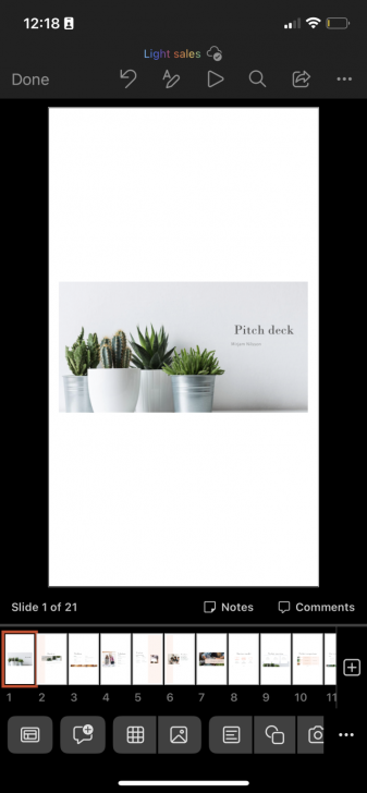 Microsoft เตรียมอัปเดตการใช้งานสไลด์แนวตั้งบน PowerPoint ใน iPhone และ iPad