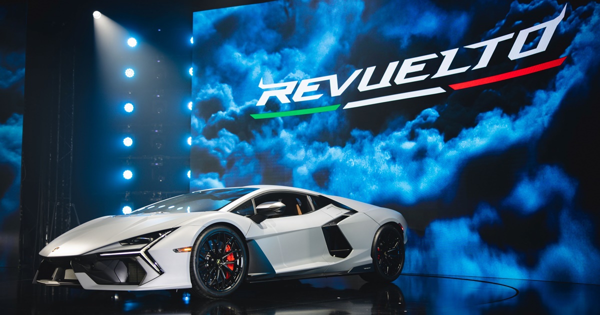 เผยโฉม Lamborghini Revuelto” รถซูเปอร์สปอร์ตปลั๊กอินไฮบริด ฉลองครบรอบ 60 ปีค่ายกระทิงดุ