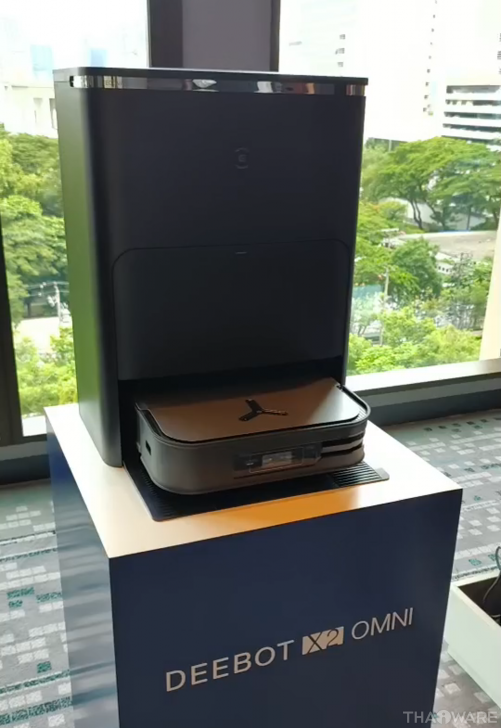 ECOVACS เปิดตัว DEEBOT X2 OMNI หุ่นยนต์ดูดฝุ่นถูพื้นทรงสี่เหลี่ยม เข้าถึงทุกซอกมุม