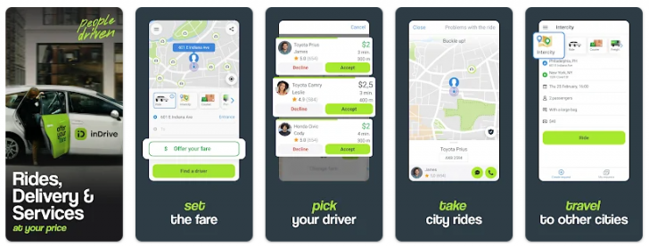 เปิดตัว inDrive เรียกรถแบบเลือกคนขับได้ รองรับทั้งส่งคน ส่งของ เริ่มแล้วที่กรุงเทพฯ เชียงใหม่ ภูเก็ต
