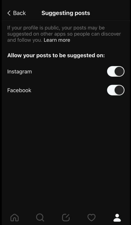 ผู้ใช้ Threads สามารถเปิด-ปิดการแนะนำโพสต์บน Threads ไปยัง Facebook และ Instagram ได้