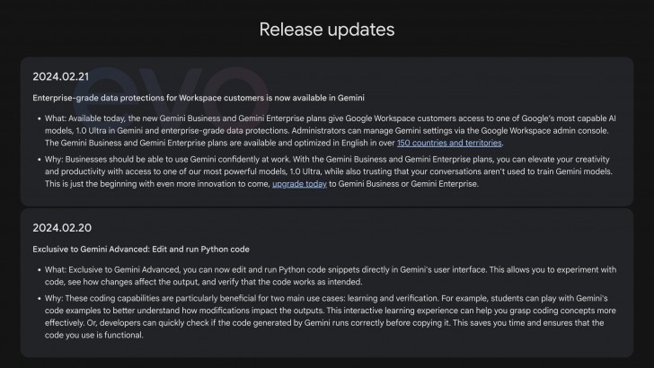 เอไอ Gemini Business และ Gemini Enterprise กำลังจะถูกเพิ่มฟีเจอร์ใน Google Workspace