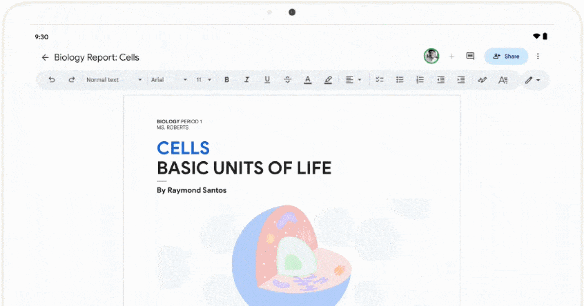 นักเรียนเอกภาษายิ้ม ! สามารถจดลายมือลง Google Doc ได้แล้ว