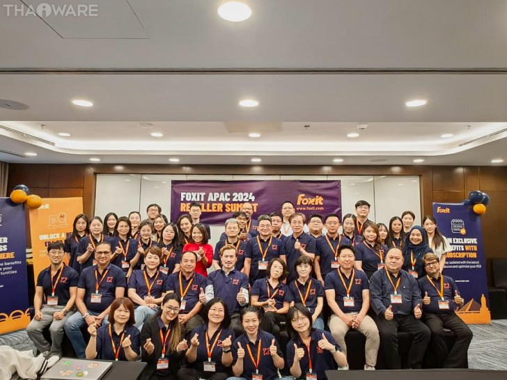 Thaiware เข้าร่วมงาน Foxit APAC 2024 Reseller Summit ที่ประเทศเวียดนาม รับรางวัล ARR Growth Excellence Thaiware เข้าร่วมงาน Foxit APAC 2024 Reseller Summit ที่ประเทศเวียดนาม รับรางวัล ARR Growth Excellence