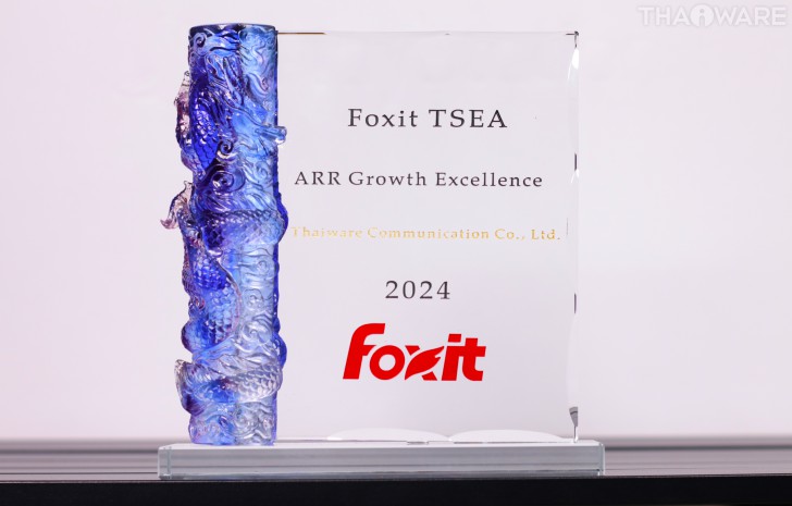 Thaiware เข้าร่วมงาน Foxit APAC 2024 Reseller Summit ที่ประเทศเวียดนาม รับรางวัล ARR Growth Excellence Thaiware เข้าร่วมงาน Foxit APAC 2024 Reseller Summit ที่ประเทศเวียดนาม รับรางวัล ARR Growth Excellence