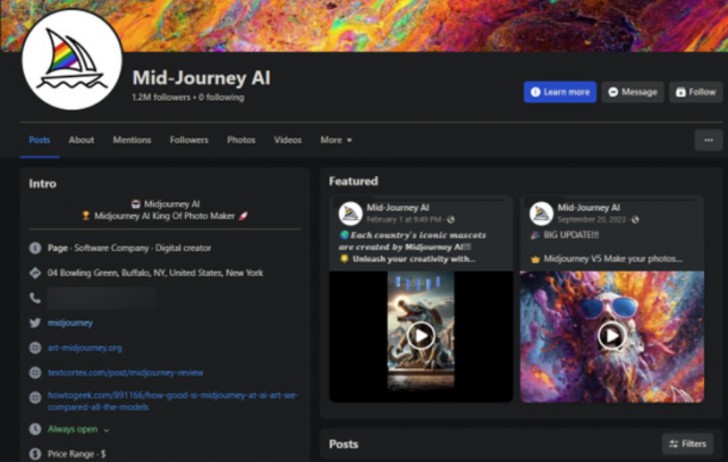 พบเพจ Midjourney ปลอมล่อลวงเหยื่อเพื่อแพร่มัลแวร์จนมีคนหลงเชื่อกว่าล้านราย