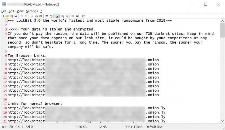 นักวิจัยเตือนองค์กรทั่วโลก ! แฮกเกอร์ดัดแปลงแรมซัมแวร์ "Lockbit 3.0" เตรียมพร้อมโจมตี