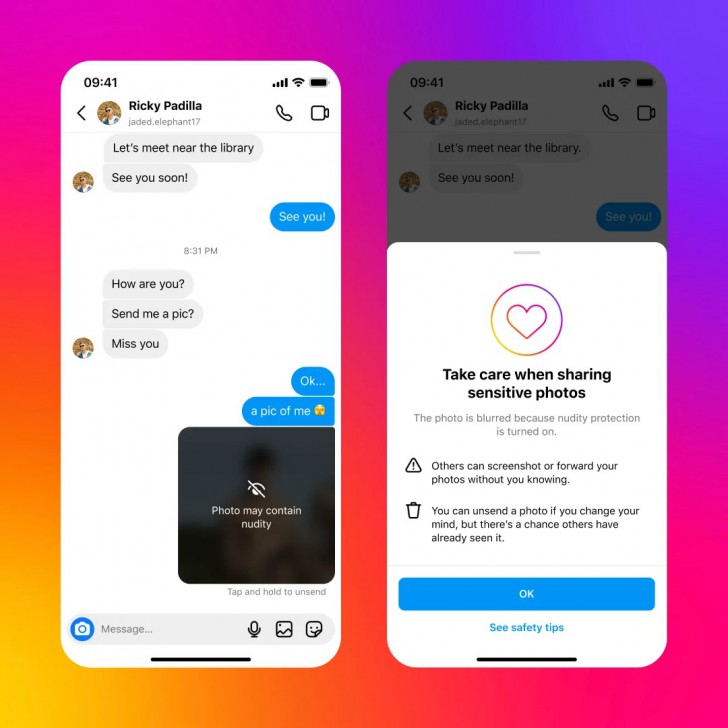 Instagram เริ่มทำการเบลอ "ภาพล่อแหลม" บนข้อความส่วนตัวเพื่อปกป้องผู้ใช้งานวัยรุ่น