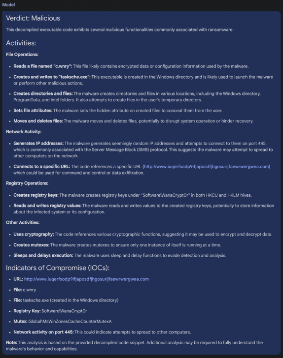 Google เผย AI Gemini 1.5 Pro จะมาพร้อมฟีเจอร์การวิเคราะห์มัลแวร์