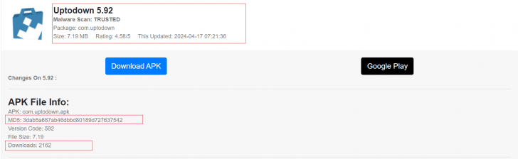 พบมัลแวร์ Wpeeper ปลอมตัวเป็นแอปสโตร์ชื่อดัง Uptodown มุ่งโจมตีผู้ใช้ Android