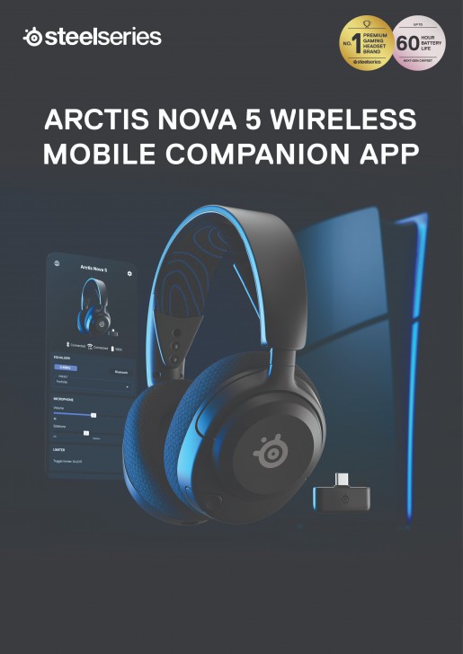 SteelSeries เปิดตัว Arctis Nova 5 Series หูฟังเกมระดับพรีเมียม พร้อมคุณภาพเสียงดียิ่งขึ้นด้วยแอป