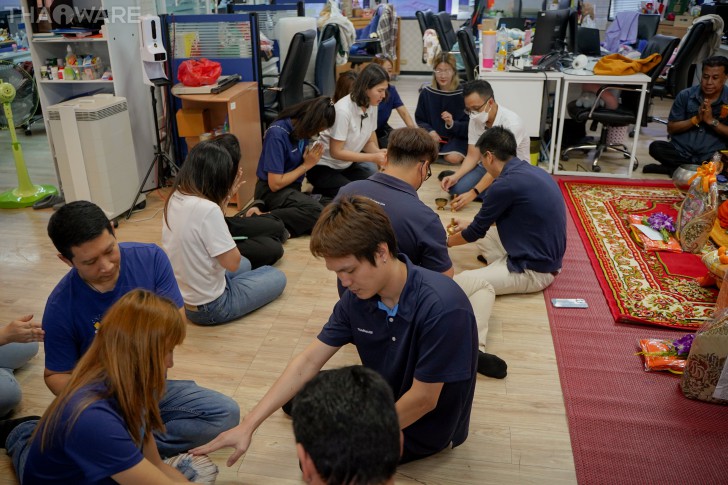 บริษัท ไทยแวร์ คอมมิวนิเคชั่น จํากัด จัดงานทำบุญบริษัท ประจำปี 2567 เพื่อความเป็นสิริมงคล