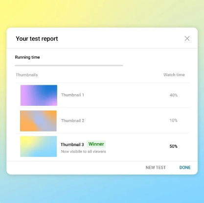 Youtube ปล่อยแบบทดสอบ Thumbnails หวังช่วยครีเอเตอร์เพิ่มยอดวิว