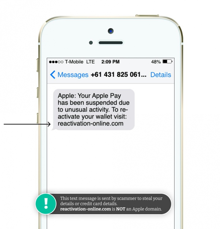 ผู้ใช้ไอโฟนระวัง ! พบ SMS ฟิชชิ่ง หลอกขโมยข้อมูล Apple ID ของผู้ใช้ กลับมาระบาดอีกครั้ง ผู้ใช้ไอโฟนระวัง ! พบ SMS ฟิชชิ่ง หลอกขโมยข้อมูล Apple ID ของผู้ใช้ กลับมาระบาดอีกครั้ง