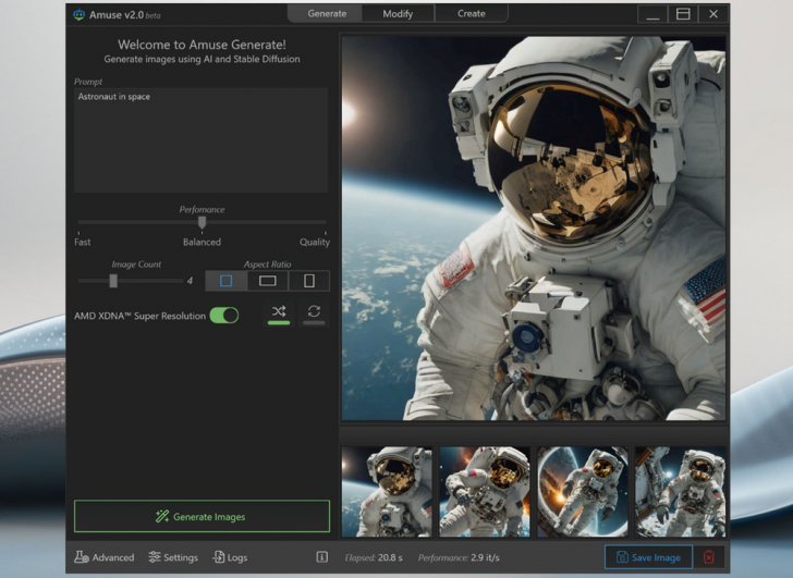 เปิดตัว Amuse 2.0 beta ใหม่ ! AI สร้างภาพแบบ On-Device สำหรับคอมพิวเตอร์ที่ใช้ AMD