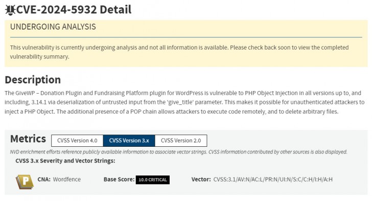 พบช่องโหว่บน Plugin เพื่อการบริจาคบน Wordpressr ส่งผลกระทบกว่าแสนเว็บไซต์