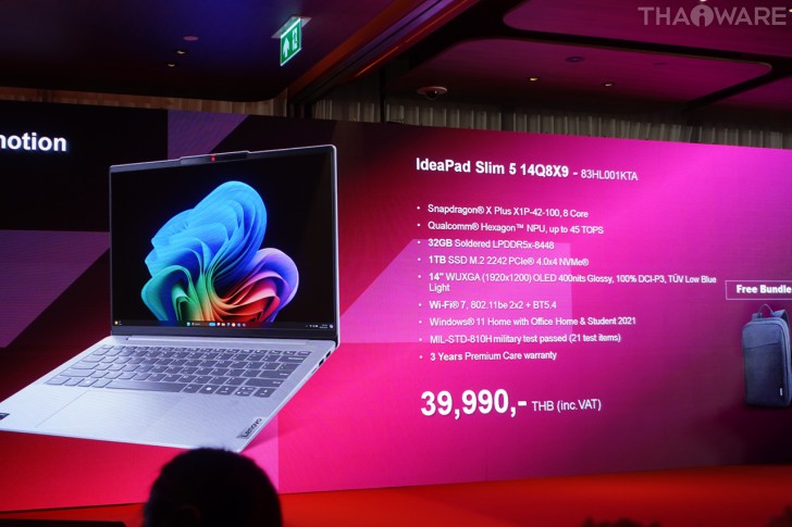 เลอโนโว เปิดตัวเอไอพีซีรุ่นใหม่ล่าสุด ยกระดับประสบการณ์ให้ผู้บริโภค พร้อมวางจำหน่ายแล้ววันนี้