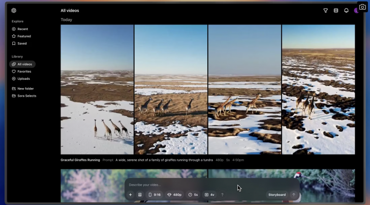 OpenAI ปล่อย AI สำหรับสร้างวิดีโอ Sora AI ให้ผู้ใช้งานทั่วไปเข้าใช้งานได้แล้ว