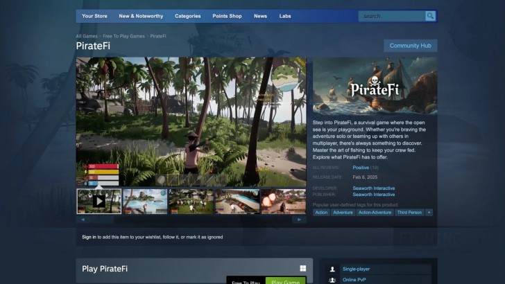 PirateFi เกมฟรีแฝงมัลแวร์บน Steam ถูกลบทิ้งเป็นที่เรียบร้อยแล้ว