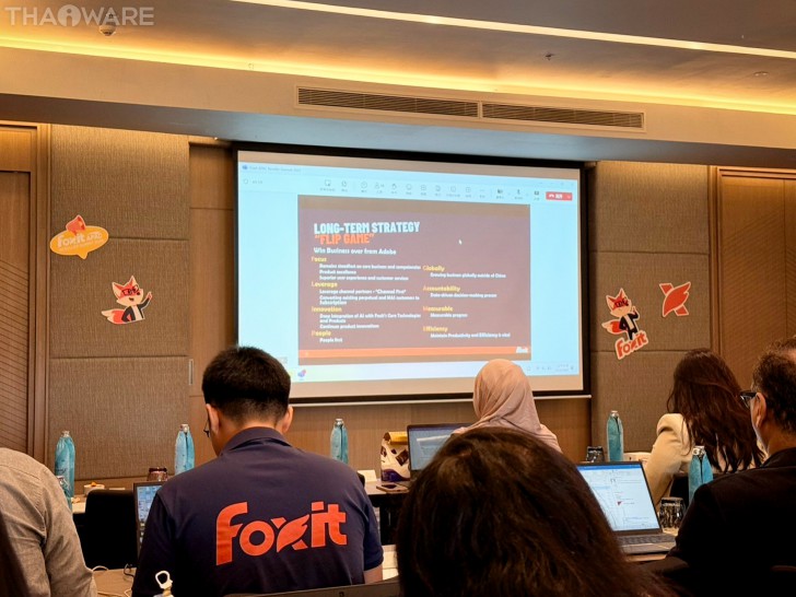 Thaiware เข้าร่วมงาน Foxit APAC 2025 Reseller Summit รับรางวัล Foxit Subscription Revenue Champion Award Thaiware เข้าร่วมงาน Foxit APAC 2025 Reseller Summit รับรางวัล Foxit Subscription Revenue Champion Award