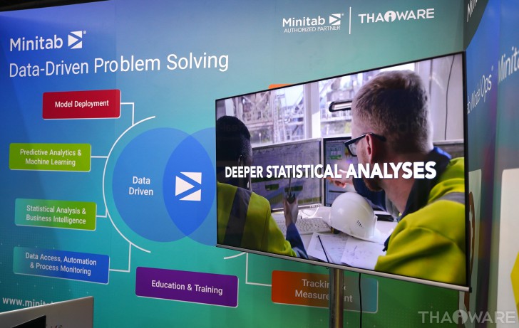 Thaiware ออกบูธงาน Manufacturing Expo 2025 จัดแสดงโซลูชัน Minitab เครื่องมือวิเคราะห์ข้อมูลสถิติเชิงลึก