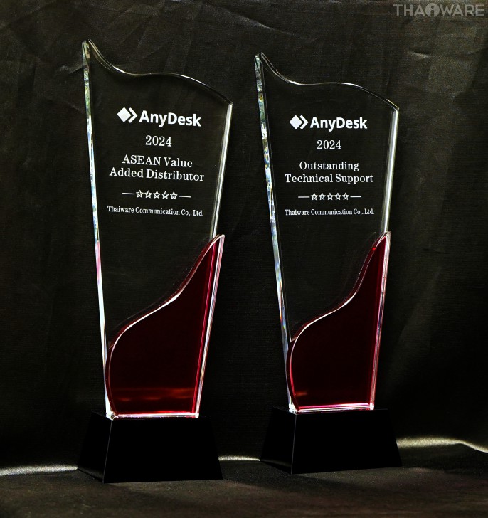 Thaiware รับสองรางวัลใหญ่ในงาน AnyDesk APAC Partner Accelerator 2025 ที่ฮ่องกง Thaiware รับสองรางวัลใหญ่ในงาน AnyDesk APAC Partner Accelerator 2025 ที่ฮ่องกง