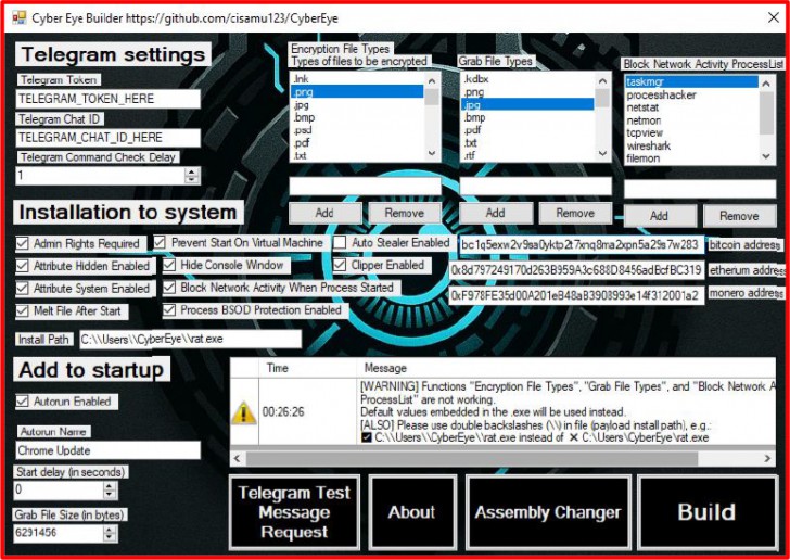 มัลแวร์ร้าย CyberEYE RAT สามารถปิดการทำงานของ Windows Defender ด้วยการแก้ Registry ได้