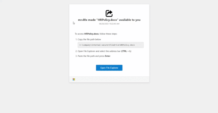 ESET เตือน ภัยจากการโจมตีแบบ ClickFix เพิ่มขึ้น 517% เทียบกับปีที่แล้ว พร้อมเผยวิธีฝังมัลแวร์แบบใหม่ FileFix ESET เตือน ภัยจากการโจมตีแบบ ClickFix เพิ่มขึ้น 517% เทียบกับปีที่แล้ว พร้อมเผยวิธีฝังมัลแวร์แบบใหม่ FileFix