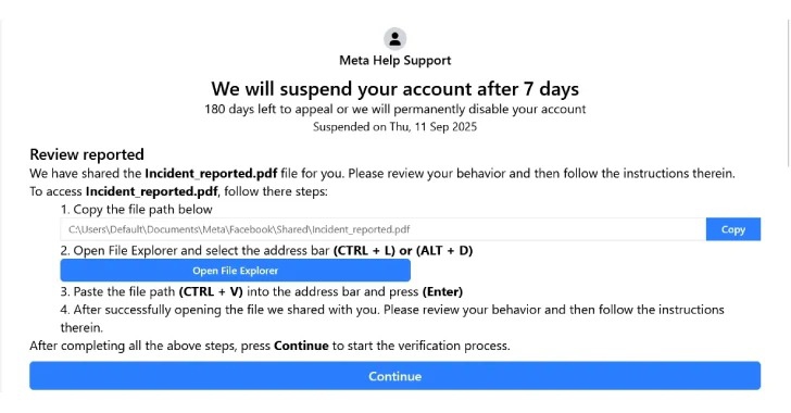 แคมเปญ FileFix ใหม่ หลอกติดตั้ง StealC ผ่านเว็บไซต์ปลอมที่สวมรอยเป็นเว็บไซต์ที่มีชื่อเสียง