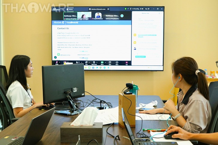 Thaiware WEBCON # 18 งานสัมมนาออนไลน์ Minitab : How to Build the Perfect Workflow