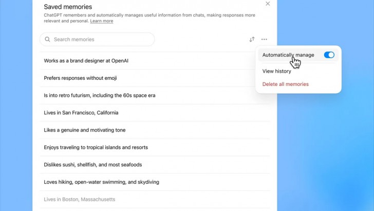 น้องโตแล้ว ChatGPT รุ่นใหม่เลือกจำในสิ่งที่ควรจำ ลืมในสิ่งที่ควรลืม ได้แล้ว