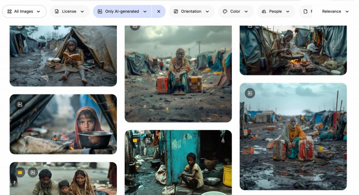 องค์กรการรับบริจาคหลายแห่งใช้ AI สร้างรูปคนยากไร้สุดขั้ว เพื่อทำแคมเปญการกุศล