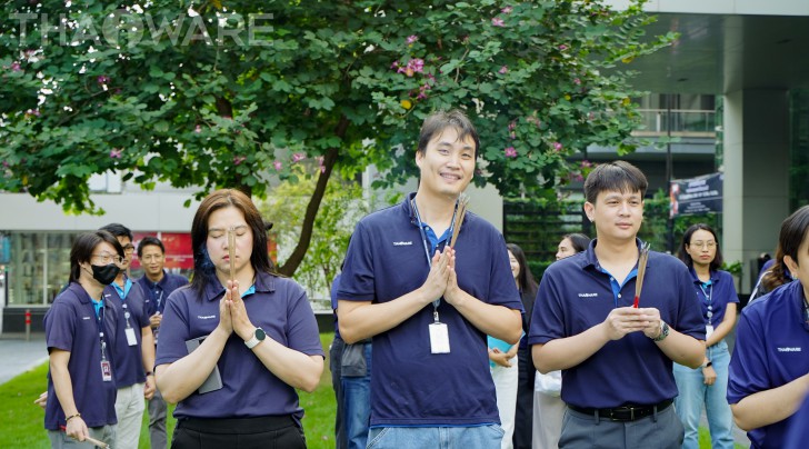 บริษัท ไทยแวร์ คอมมิวนิเคชั่น จํากัด จัดงานทำบุญบริษัท ประจำปี 2568 ณ ออฟฟิศใหม่ อาคารรัจนาการ