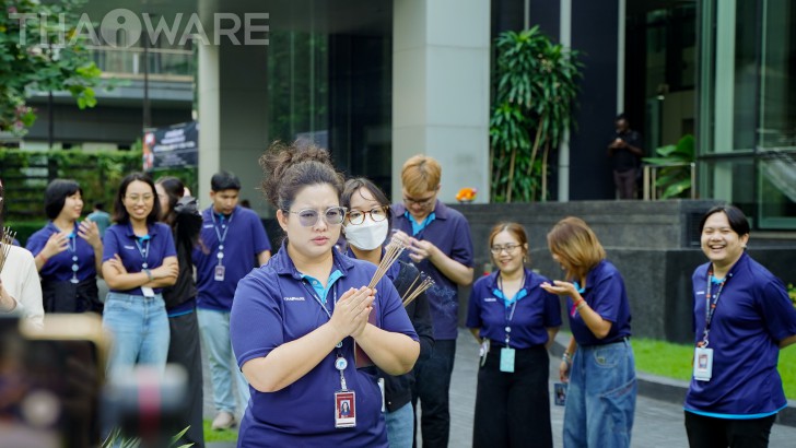 บริษัท ไทยแวร์ คอมมิวนิเคชั่น จํากัด จัดงานทำบุญบริษัท ประจำปี 2568 ณ ออฟฟิศใหม่ อาคารรัจนาการ