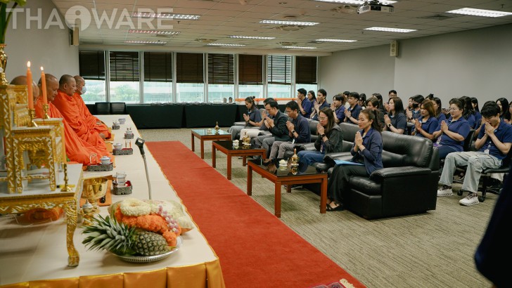บริษัท ไทยแวร์ คอมมิวนิเคชั่น จํากัด จัดงานทำบุญบริษัท ประจำปี 2568 ณ ออฟฟิศใหม่ อาคารรัจนาการ