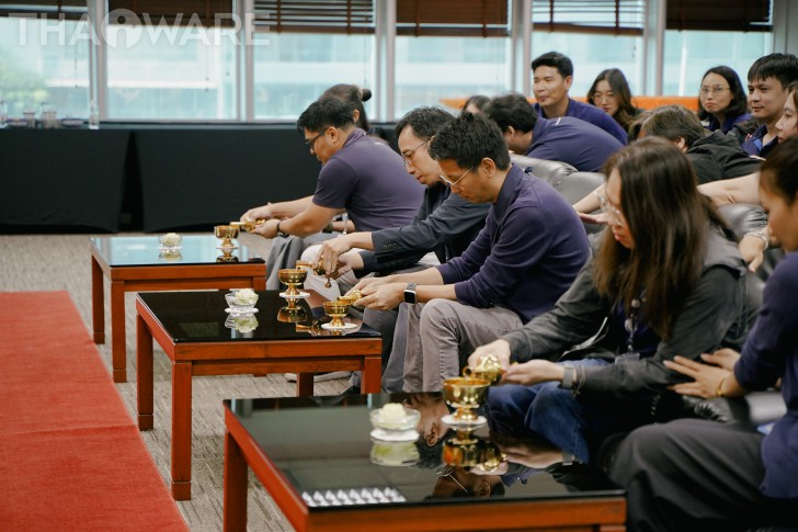 บริษัท ไทยแวร์ คอมมิวนิเคชั่น จํากัด จัดงานทำบุญบริษัท ประจำปี 2568 ณ ออฟฟิศใหม่ อาคารรัจนาการ