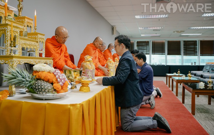 บริษัท ไทยแวร์ คอมมิวนิเคชั่น จํากัด จัดงานทำบุญบริษัท ประจำปี 2568 ณ ออฟฟิศใหม่ อาคารรัจนาการ